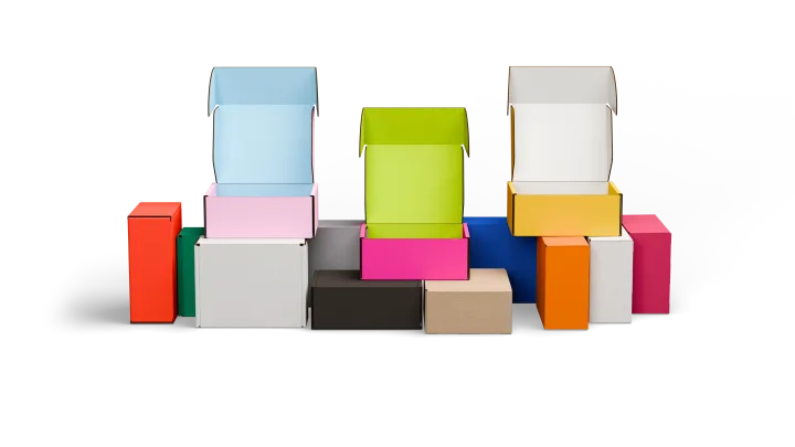 Colorful boxes